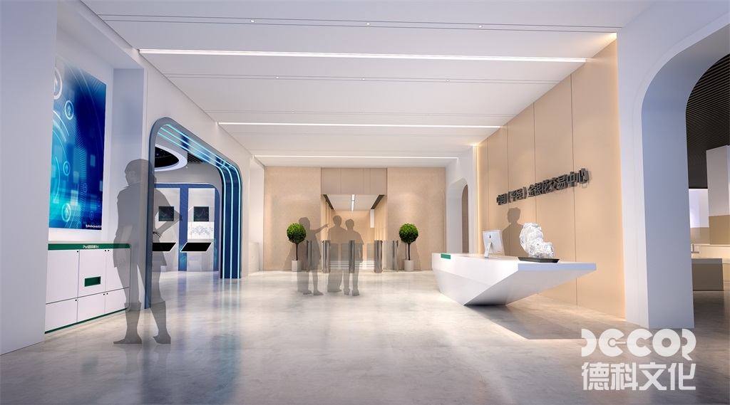 交易柜臺大廳設計效果圖