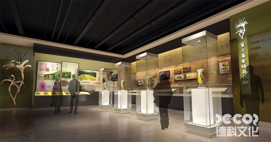金銀花博物館展柜設計