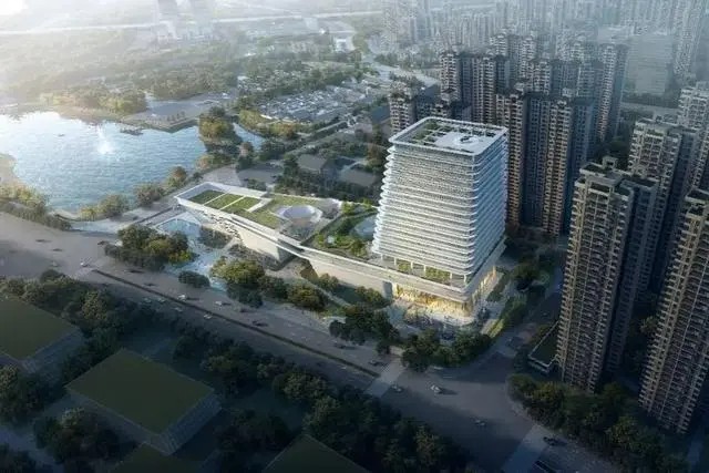 廣州外貿(mào)博物館和文化總部中心項(xiàng)目正式封頂