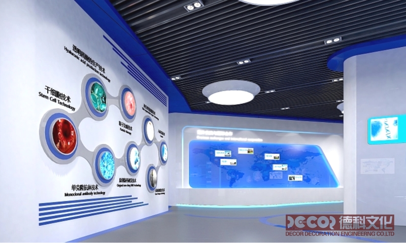 展館展廳設計中如何利用建筑形式和空間分區(qū)來展示不同主題？