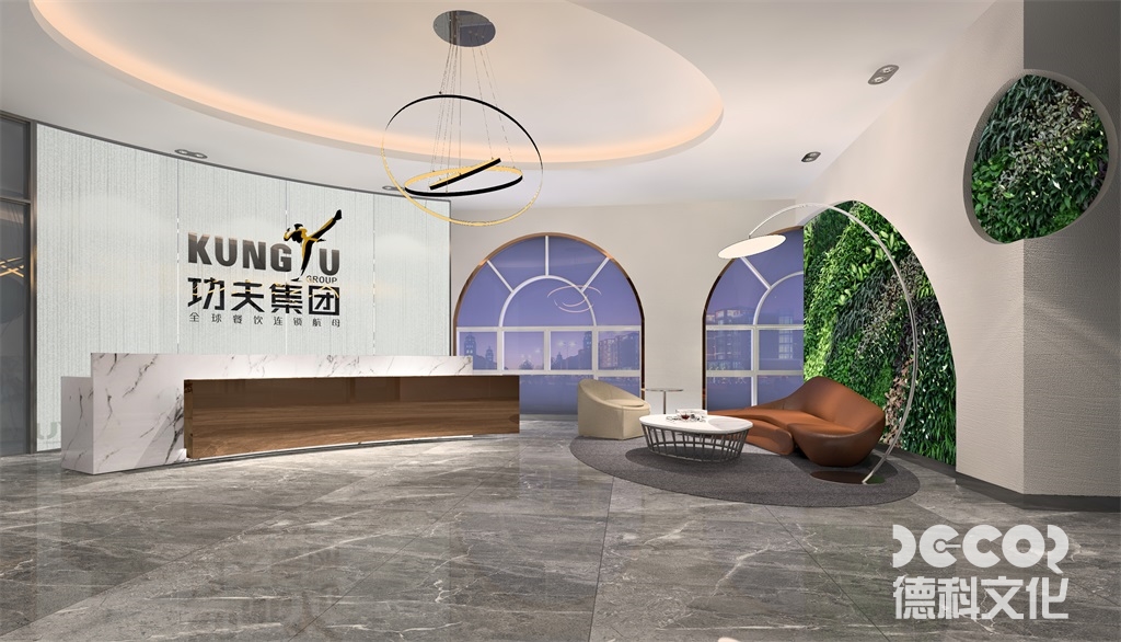 企業(yè)展廳效果圖如何設計更接近實物