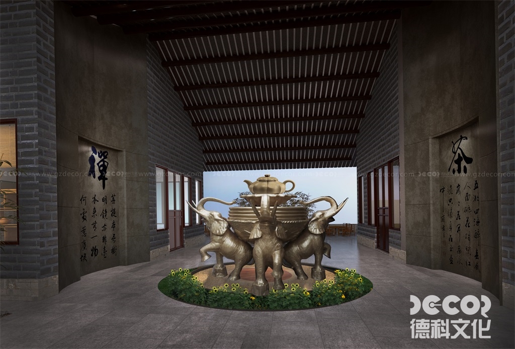 如何利用茶展館設(shè)計(jì)的布局來(lái)展示不同種類的茶葉？